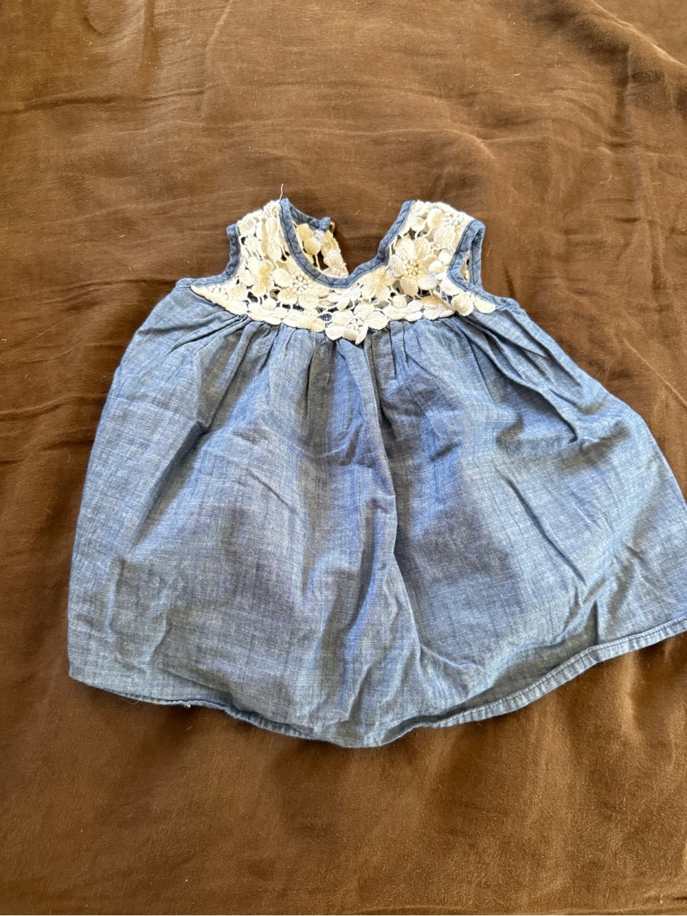 Anthem of the Ants Blue Chambray Dress/top